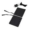 USB Heated Motorcycle Grips Cover Fast Heating Handlebar Universal ATV Hand Warmers 3 Heat Settings IP67 Water Proof