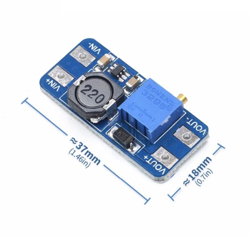 Pack Of 4 DCStep Up Converters Power Supply Module Board Adjustable Voltages 2A Output 2V 24V Input Up To 28V