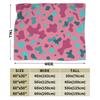 Puzzle Camouflage Pattern Flannel Blanket Winter Warm Soft Throw Blanket Kids Adult Outdoor Aesthetic Bedspread Sofa Bed Cover