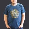 Hamsa T-Shirt Stone Washed Blue XL