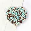 42-Color Acrylic Solid Color Round Beads Rice Beads Handmade Diy Beaded Loose Beads Bracelet Necklace Jewelry Material 3/4Mm