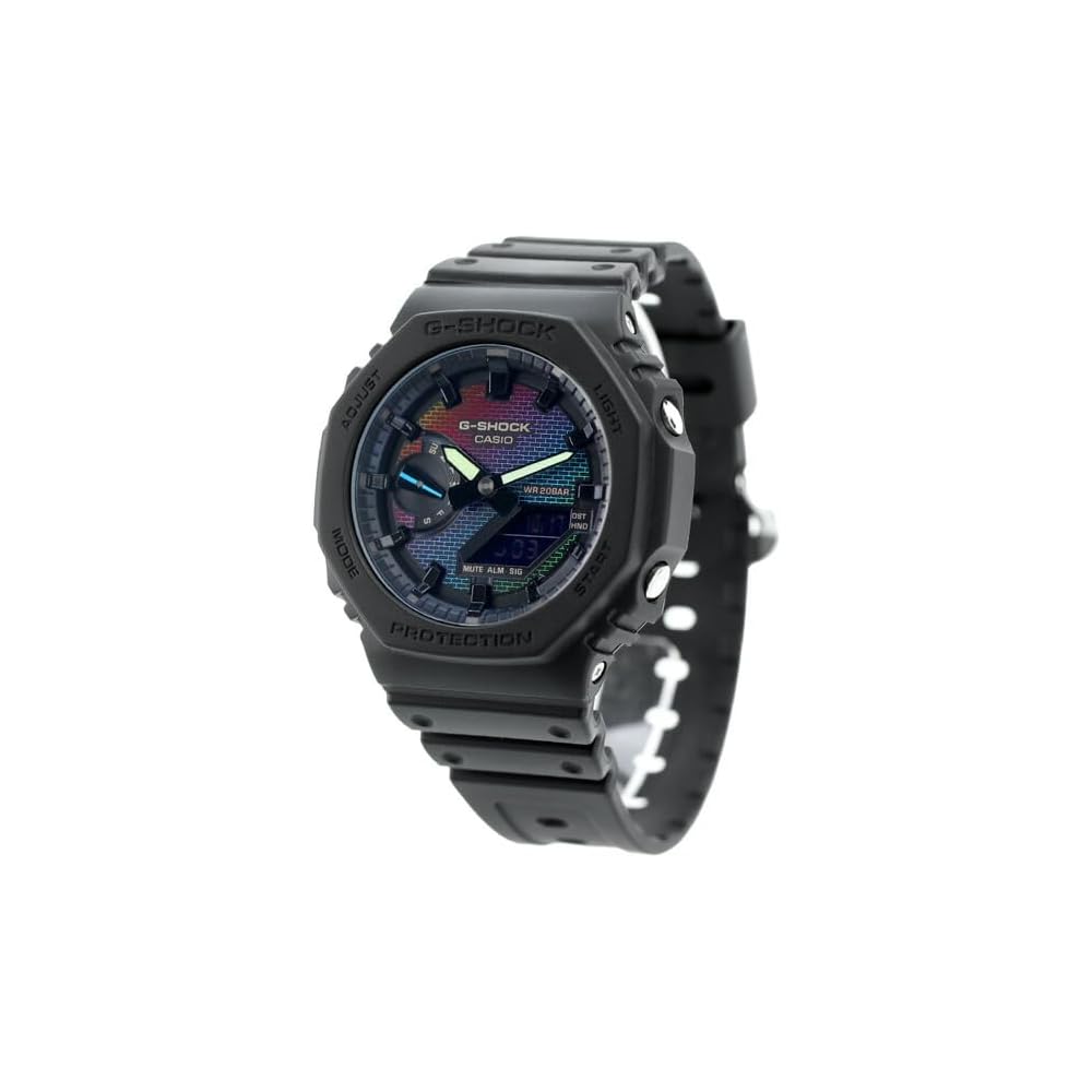 Casio G-Shock GA-2100RW-1A Analog-Digital Quartz Men s Watch Black Red 2100 Series
