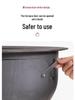 Thickened Integrated Firewood Stove for Outdoor & Rural Home Use: Portable Iron Pot & Extra Heat.