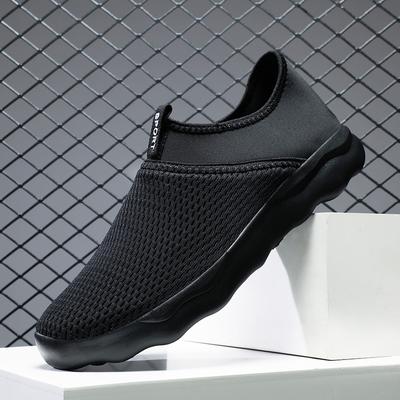Fashion Soft Sole Walking Shoes for Men Ultra-light Slip-On Male Loafers Sneakers Unisex Women Breathable Mesh Driving Shoes 2024 New