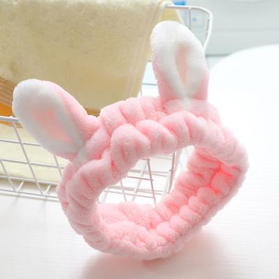 Wash Face Headband Letter Soft Warm Bow Makeup Hairbands Animal Ears Girls Elastic Holder Hair Bands Turban Hair Accessories