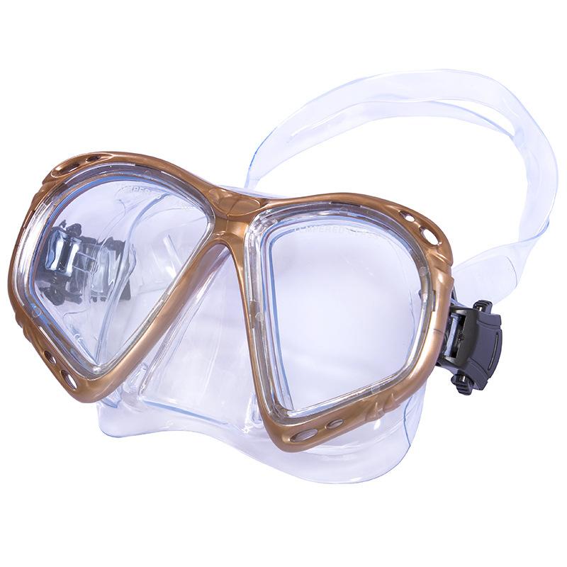 Diving Goggles Tempered Glass Lenses, Adult Snorkeling Masks