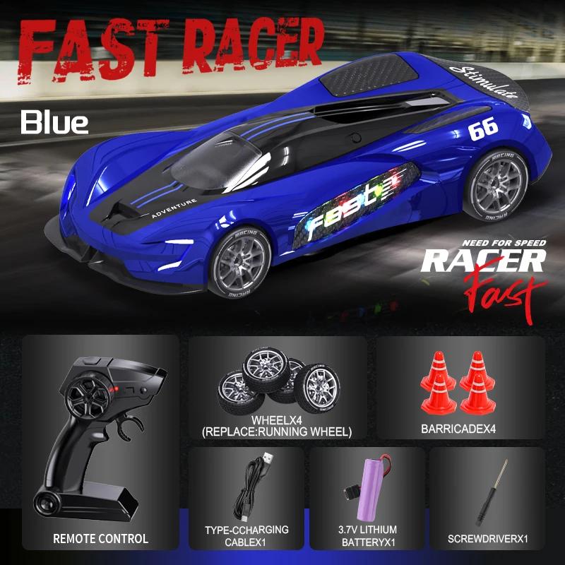 Non-Toxic 20Km/H High-Speed Drift Car Rc Racing 2.4G Remote Control Car Race Electric 4Wd Drive Toy For Children Kids Children Christmas Gifts