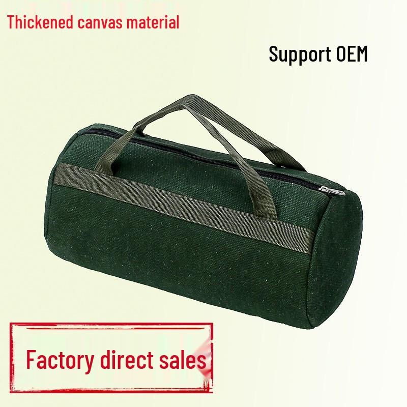 Thickened Canvas Electrician Tool Bag for Auto Repair and Storage