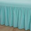 Solid Color Bed Skirt Full Package Anti Slip Bed Cover with Elastic All Season Dustproof Mattress Protector Non-Slip Bedding Set for Queen/King Size