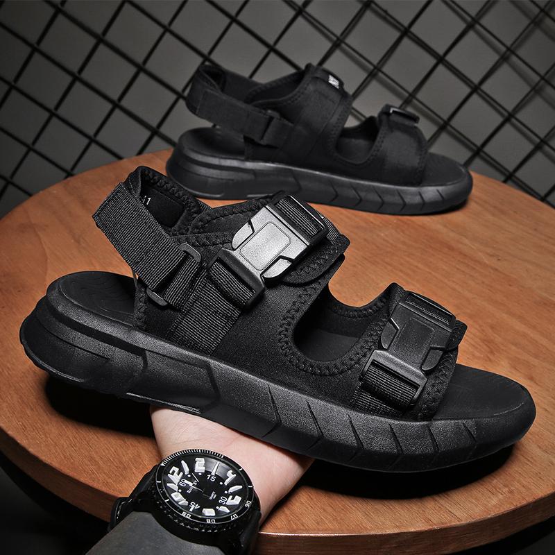 Fashion Summer Comfortable Outdoor Men's Thick Sole Sandals Lightweight Men Shoes for Male Casual Shoes Water Walking Soft Beach Sandals