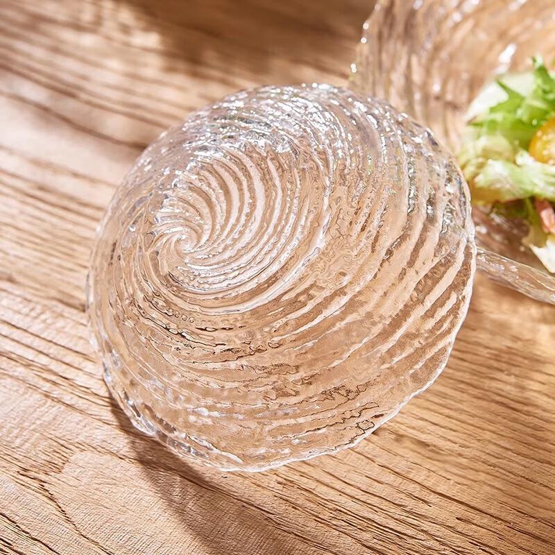 Elegant Crystal Glass Fruit & Snack Serving Bowl