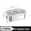 Stainless Steel Portable Food Container with Handle