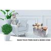 High Capacity Firewood Baskets Felt Storage Bag Car Travel Shopping Tote Bag Clothing Organizer Gift Bag Fireplace Wooden Bag