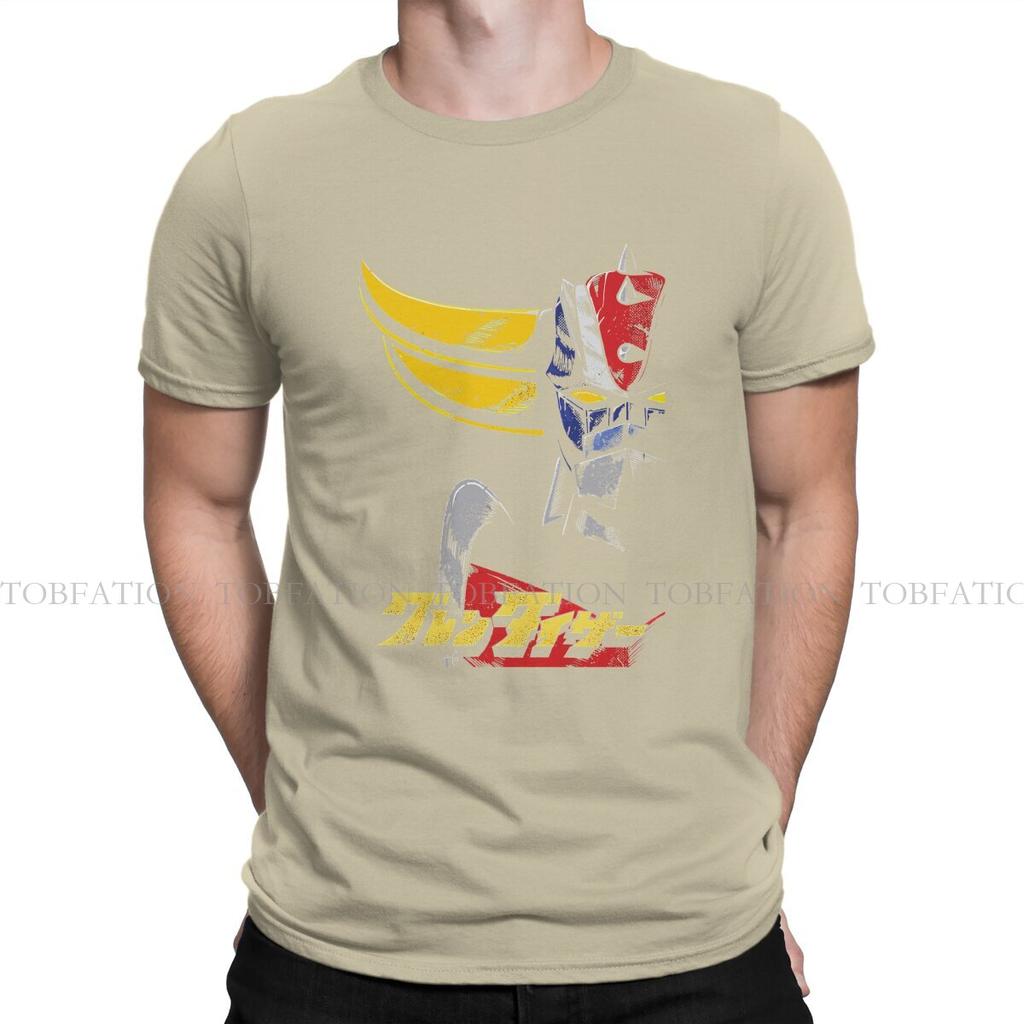 Grendizer Ufo Robot Goldrake Unisex T Shirt Cotton Graphic Crewneck Tee Shirt Harajuku Clothing