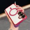 For Samsung Galaxy S25/S24 Magnetic Case Electroplated 2.0mm Acrylic TPU Phone Back Cover