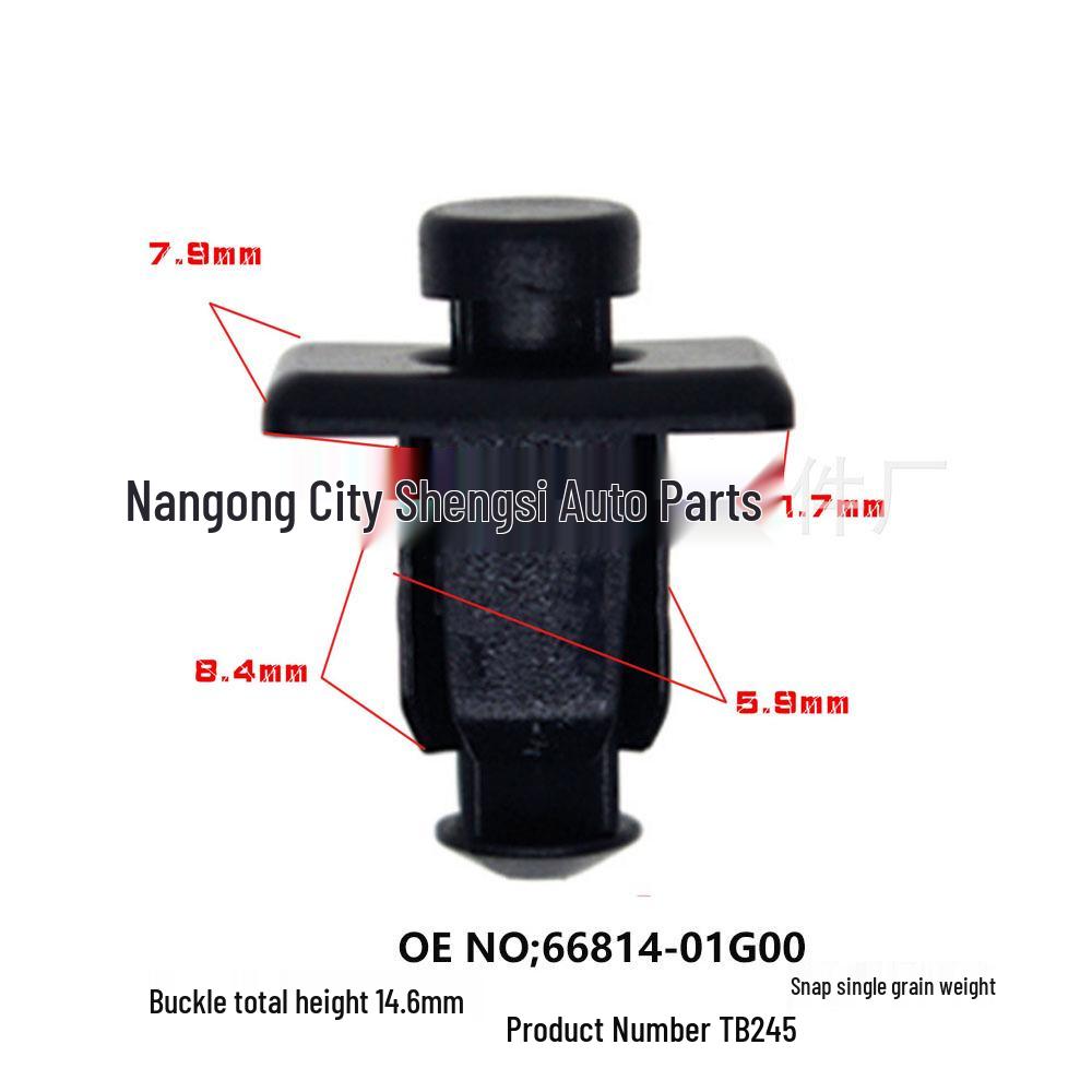 

Nissan Pickup Front Grille Trim Clip Set 10000