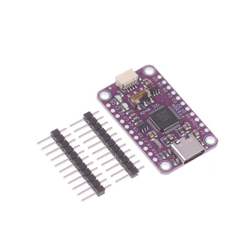 FT232H USB JTAG UART SPI I2C Konverterplatine High-Speed MCU-Modul für Mikrocontroller-Kommunikationsschnittstelle