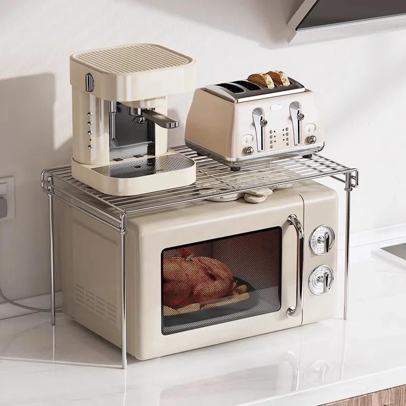 For Estante Horno Microondas De Cocina, Estante Para Sorage, SoporteMicroondas Que Ahorra Espacio, Estante Para Encim