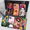 F-Frida K-Kahlo Art Fit For IPhone 16 15 Promax Phone Case IPhone 14 11 12 High End 13 Pro Silicone