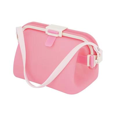 Swimsuit Storage Waterproof Silicone Swimsuit Bag for Elementary School Lightweight Travel Pool Gym Diaper and Swimsuit Storage Case with Double