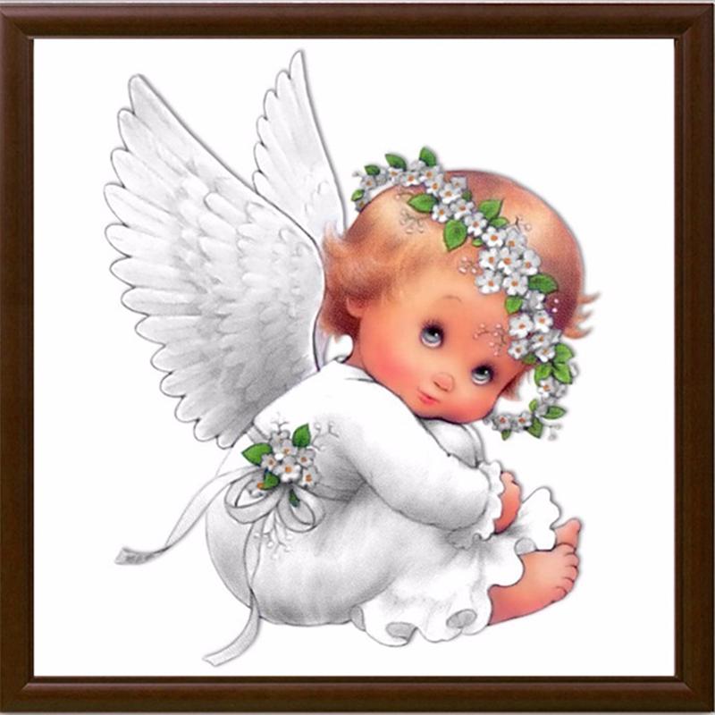 5 D DIY Diamond Gemälde Engel BabyStickerei Cross Stitch 5 D DIY Diamond Gemälde Engel BabyStickerei Cross Stitch