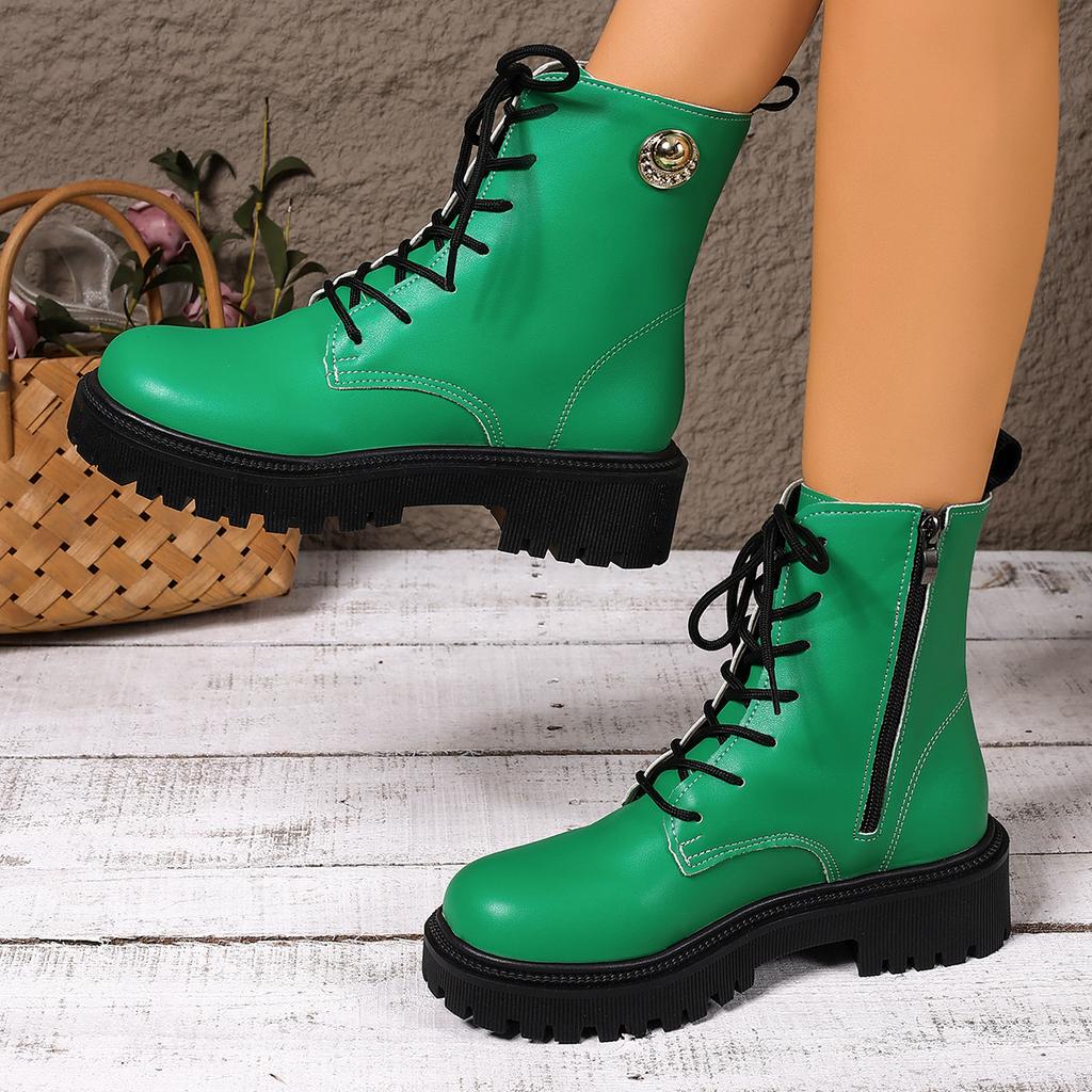 Dámské kotníkové boty Zimní venkovní Luxusní nepromokavé boty na platformě Dámské velká velikost Pohodlné boty se silnou podrážkou Dámské