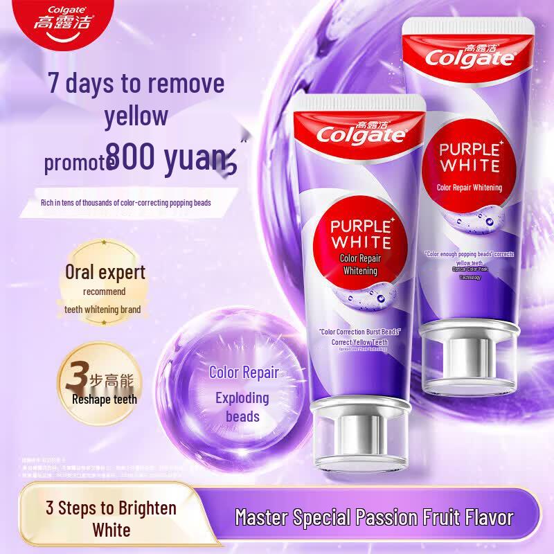 Colgate Color Correcting Whitening Toothpaste Twin Pack