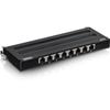 Patch Panel 8 Ports - Noname - CAT6A - Blindé - Filaire - Noir