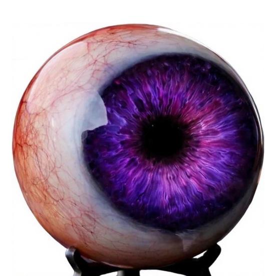Realistisch Gotisch Oogbol Ornament Levensgetrouw Horror 3D Oog Beeldje Eng Donkere Fantasie Stijl Bureau Decoratie voor Halloween Huisdecoratie