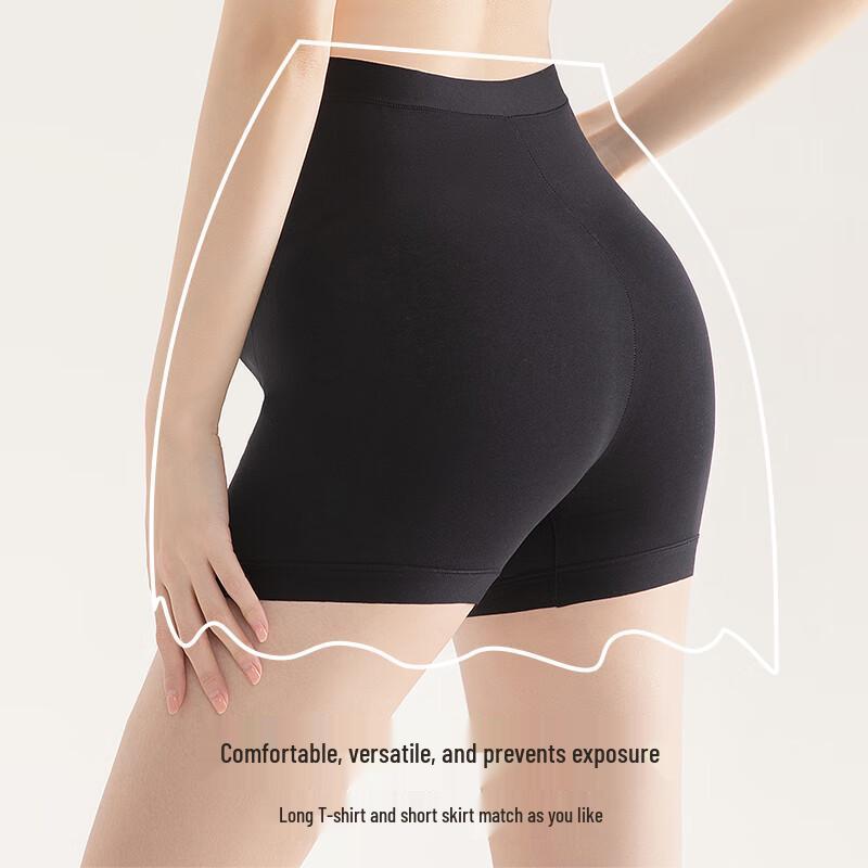 Urban Beauty Women's Maternity High-Waisted Cotton Seamless Safety Shorts