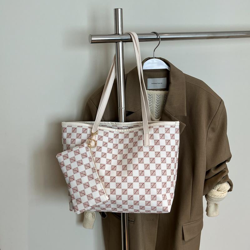 Printing Texture Small Hanging Bag Large Capacity Korean Version Of Casual Commuting Fashion Shoulder Handheld Tote Bag