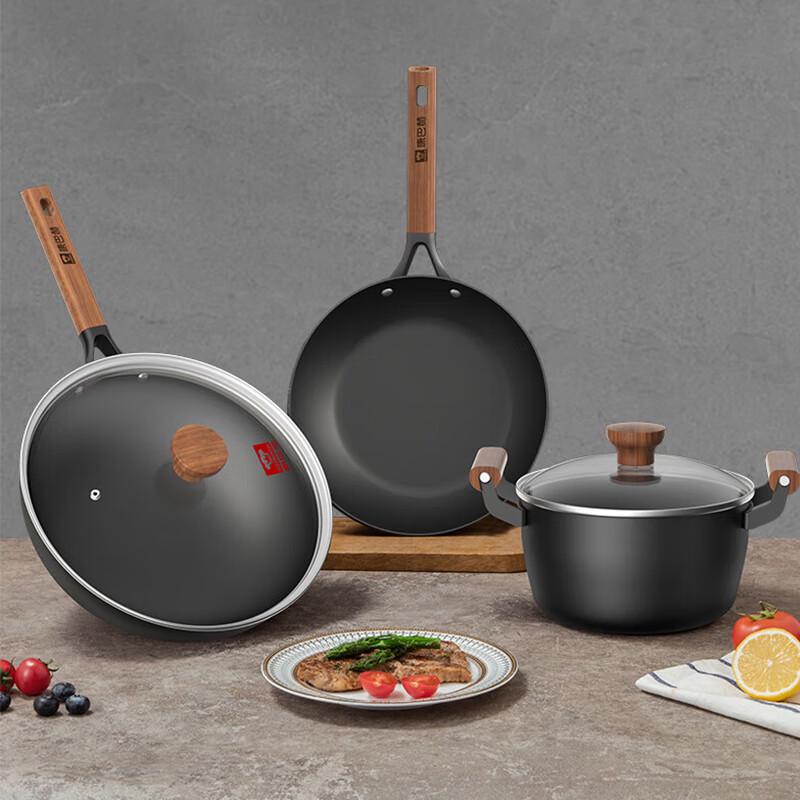 Kombach Titanium Non-Stick 3-Piece Cookware Set