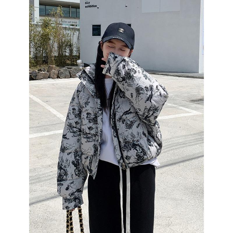 New Women's Winter Short Cotton-padded Clothes, Thickened Cotton-padded Clothes, Cotton-padded Jackets, Loose Casual Fashion Trendy Jackets