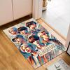 Custom Name K-pop Fashion Rug for Living Room, Game Rooms, Office, Bedroom, Floor Mat Playful Design, fan gifts Christmas decor