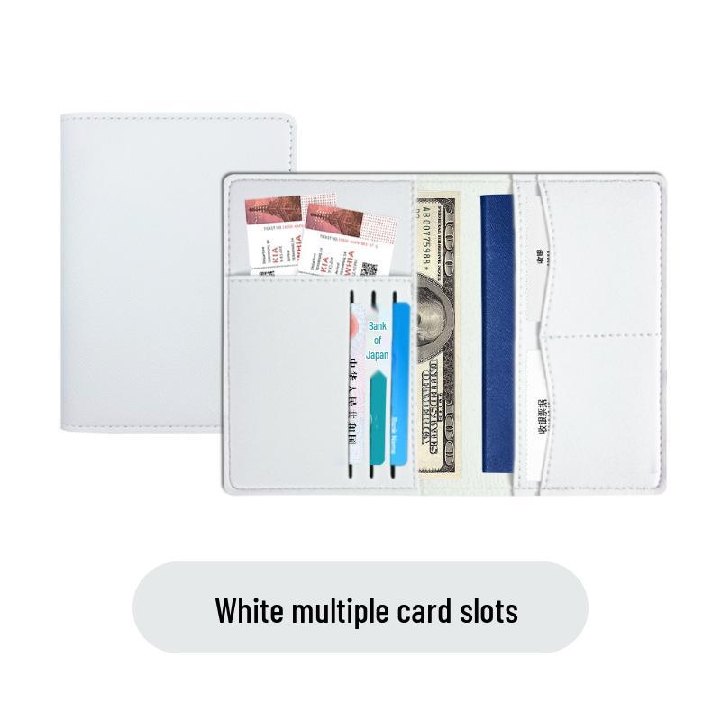 PU Leather Passport Holder & Travel Wallet Set - Multi-Function Passport Bag & Card Holder