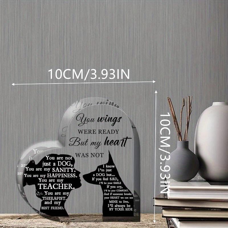 

Paw Print Memorial Plaque - Heartfelt Sympathy Gift for Loss of Beloved Dog чистий