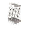 Stainless Steel Kitchen Knife & Utensil Holder with Draining Feature