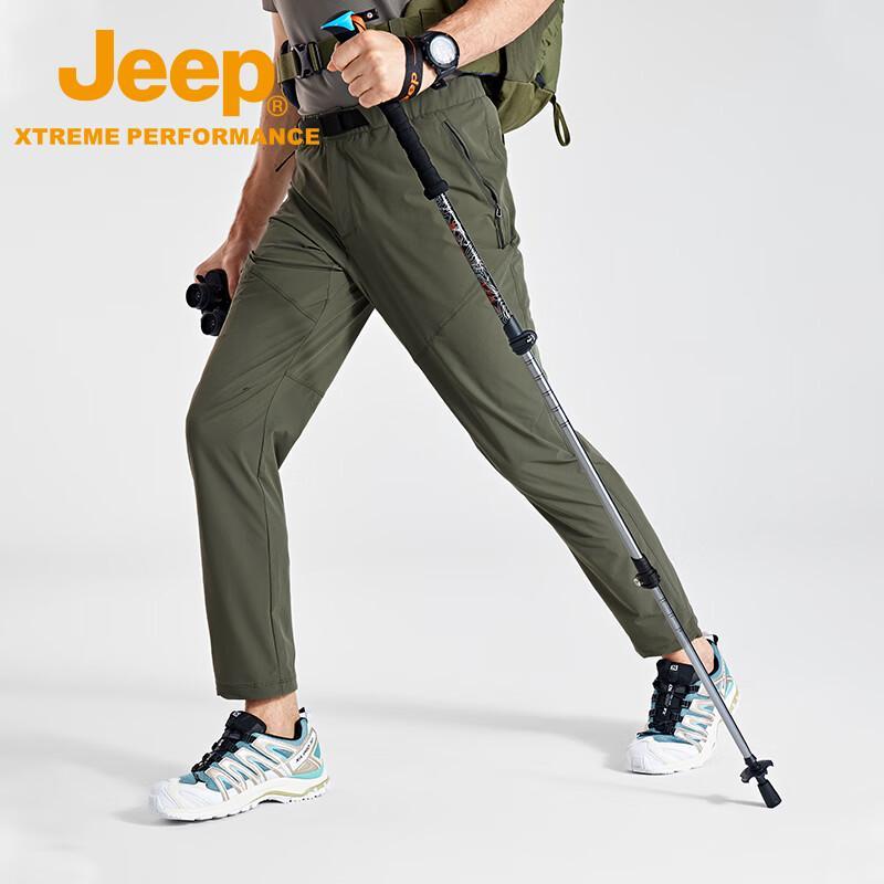 Jeep Men's Outdoor Waterproof Cool-Touch Hiking Pants