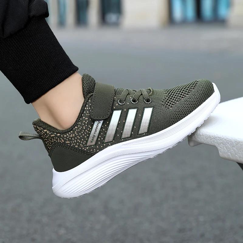 Dětské tenisky Outdoorové běžecké boty Chlapecké Dívčí Pohodlné sportovní boty Prodyšné Dětské tělocvičné boty Protiskluzové tréninkové boty