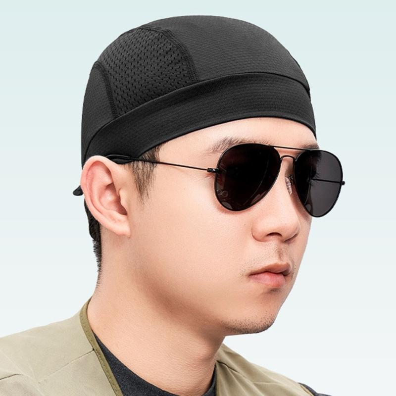 Motorcycles Helmet Inner Hat Quick Dry Breathable Mesh Caps Cooling Cycling Caps Sweat Absorption Simple Mesh Hat