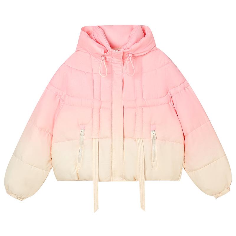 Hooded Down Cotton-padded Jacket for Women's New Autumn and Winter Small Cotton-padded Jacket
