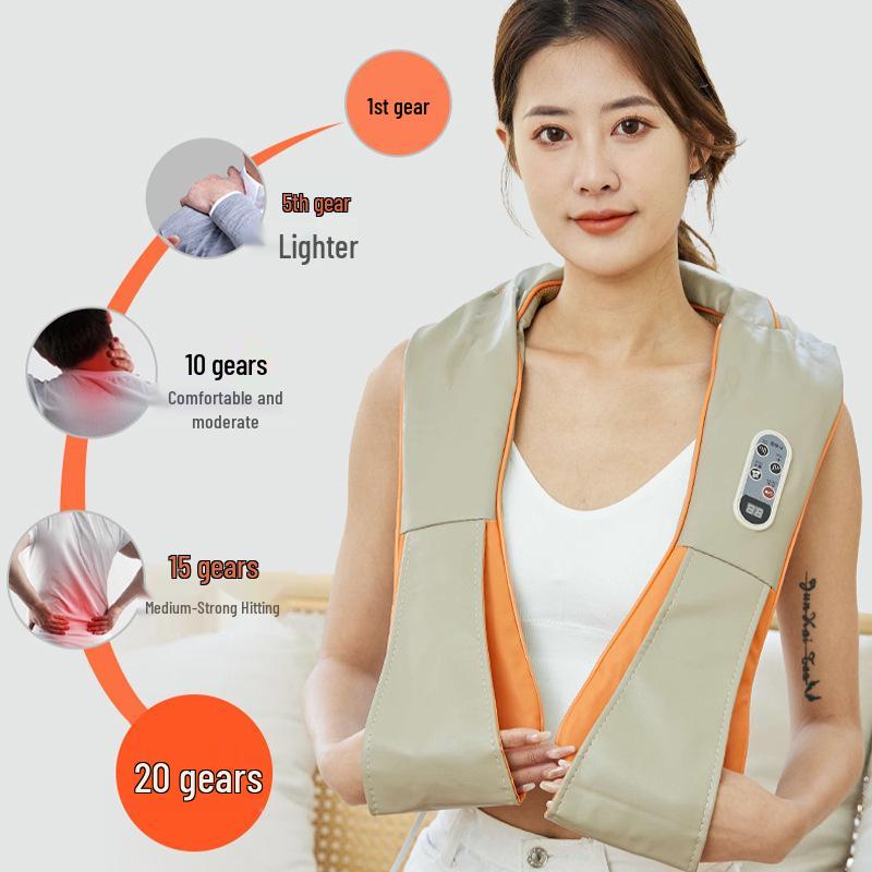 Multi-functional Electric Cervical Spine Massager Shawl - Perfect for Gifting and Home Use