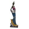 African Statue Home Decor Resin Figurine Vintage Tribal Lady Sculptures for Bedroom Bookshelf Luxury Decorative Accessories