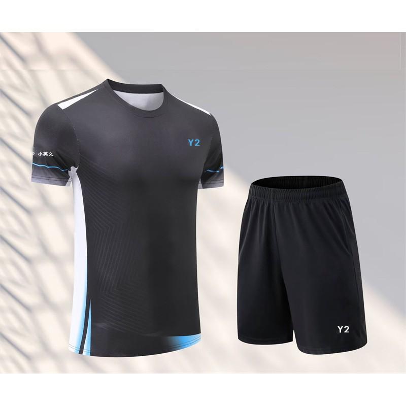 Unisex Badminton Shirt Short Sleeve Quick Dry Sport T-Shirt Men Women Kids Training Competition