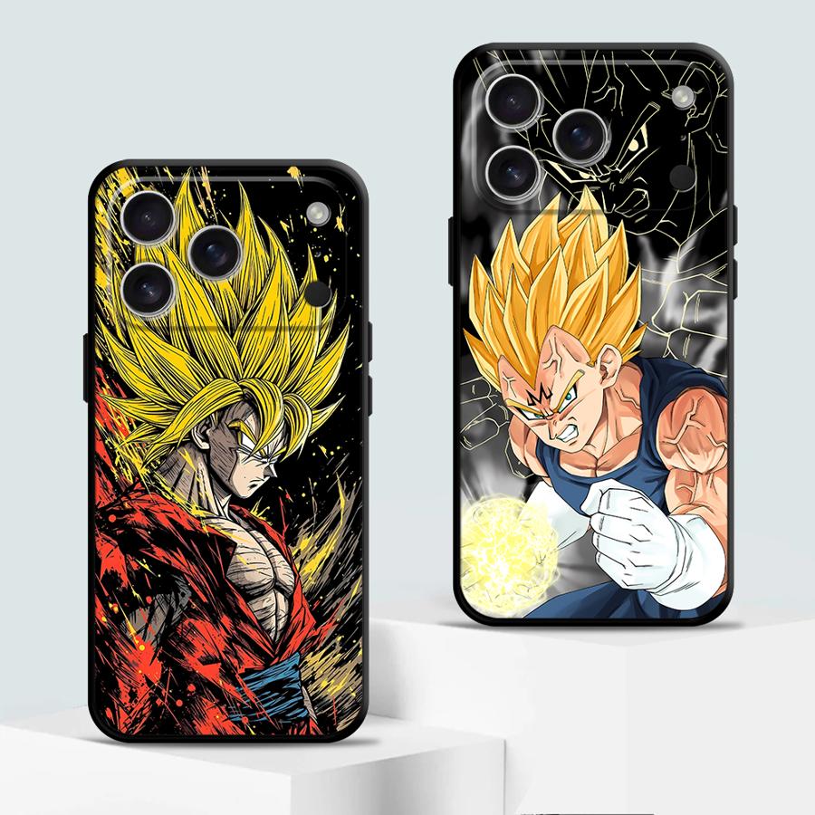 D-ragonS B-allS Goku Funda Phone Cover Case for iPhone 17 Pro Max 13 Mini 16 15 Plus 11 SE 14 XS XR 7 8 12 Air