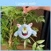 Whimsical Plush Monster Doll Keychain With Adorable Features And Colorful Options Chain