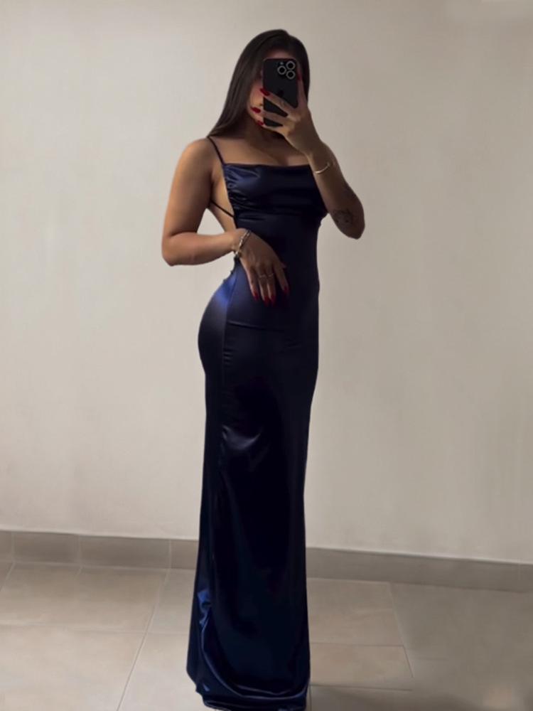 2024 Trendy Y2K Backless Summer Sling Dress