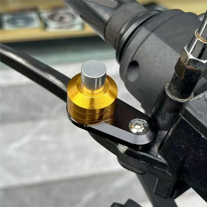 Universal Motorcycle Brake Switch Slope Parking Auxiliary Brake Lever Lock Ramp Parking Aid for Yamaha Xmax Honda PCX Series