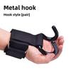 Power Hook Grip Hook for Horizontal Bar Pull Up Power Assisted Weightlifting Deadlift Training with Dumbbells
