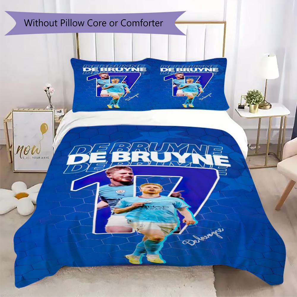 Former Manchester City F.C. Belgian athlete Kevin De Bruyne Home Decoration Soft Bedding Down Pillowcase Duvet Cover (without core) 3